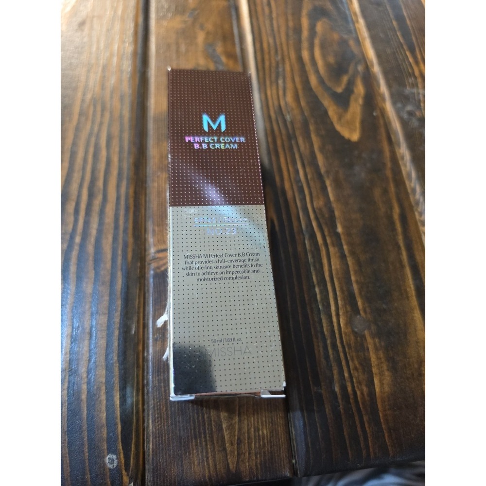 M Perfect Cover B.B Cream, SPF 42 PA+++, No. 25 Warm Beige, 1.7 fl oz 50 ml NEW